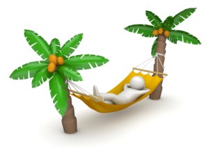 Lying in Hammock