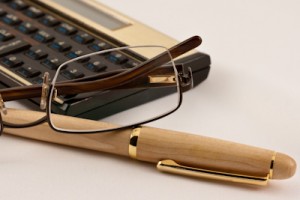 Calculator and Pen